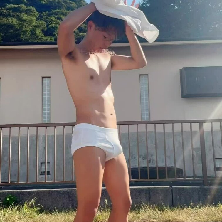海上がりのブリーフ🩲 ○○○サイズ150！笑 素人